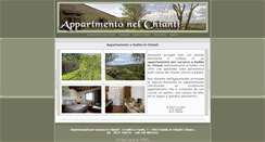 Desktop Screenshot of apartmentinchianti.it